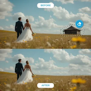 Photo Background Cleanup, Object Removal and Composition Enhancement